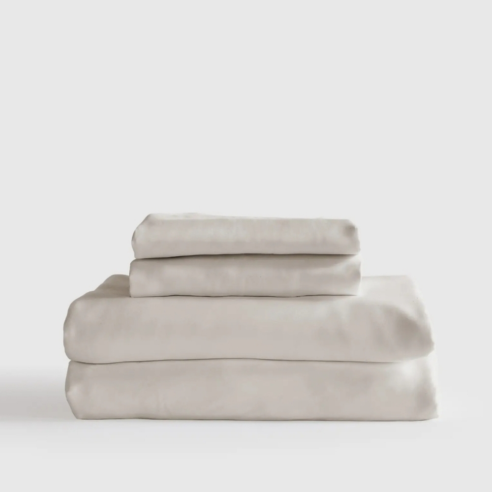Quince Organic Bamboo Sand Sheets W/ 2 Pillowcases! King (817)